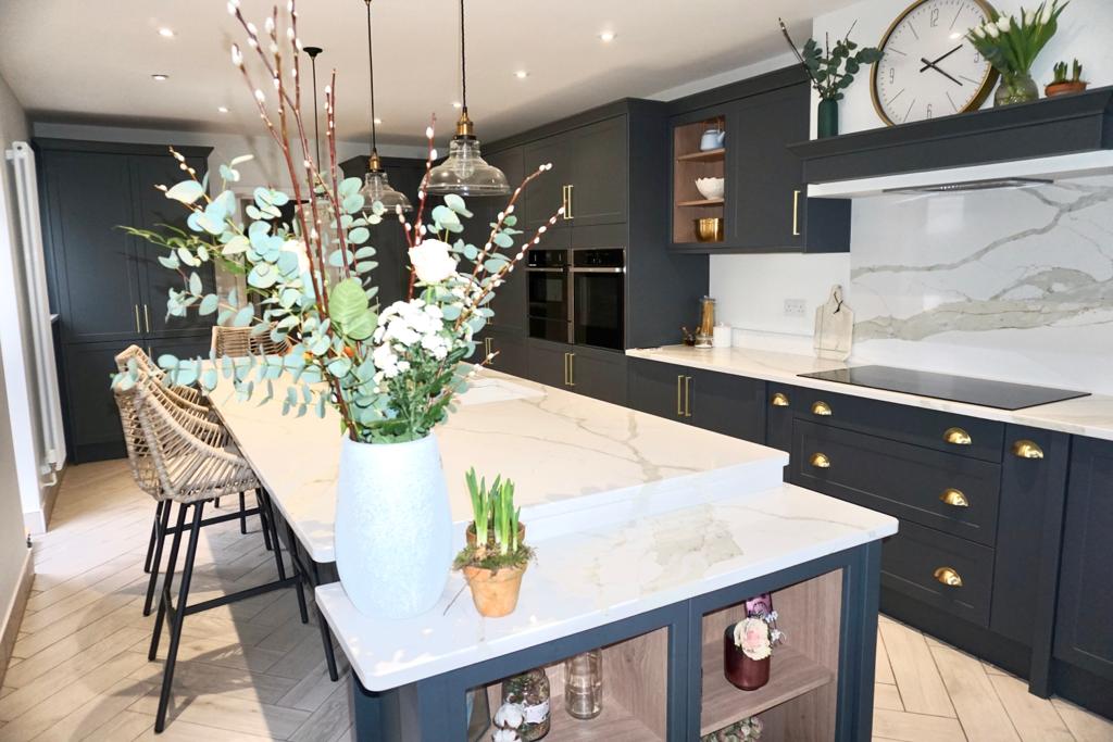 Calacatta Gold Marble kitchen in Bristol