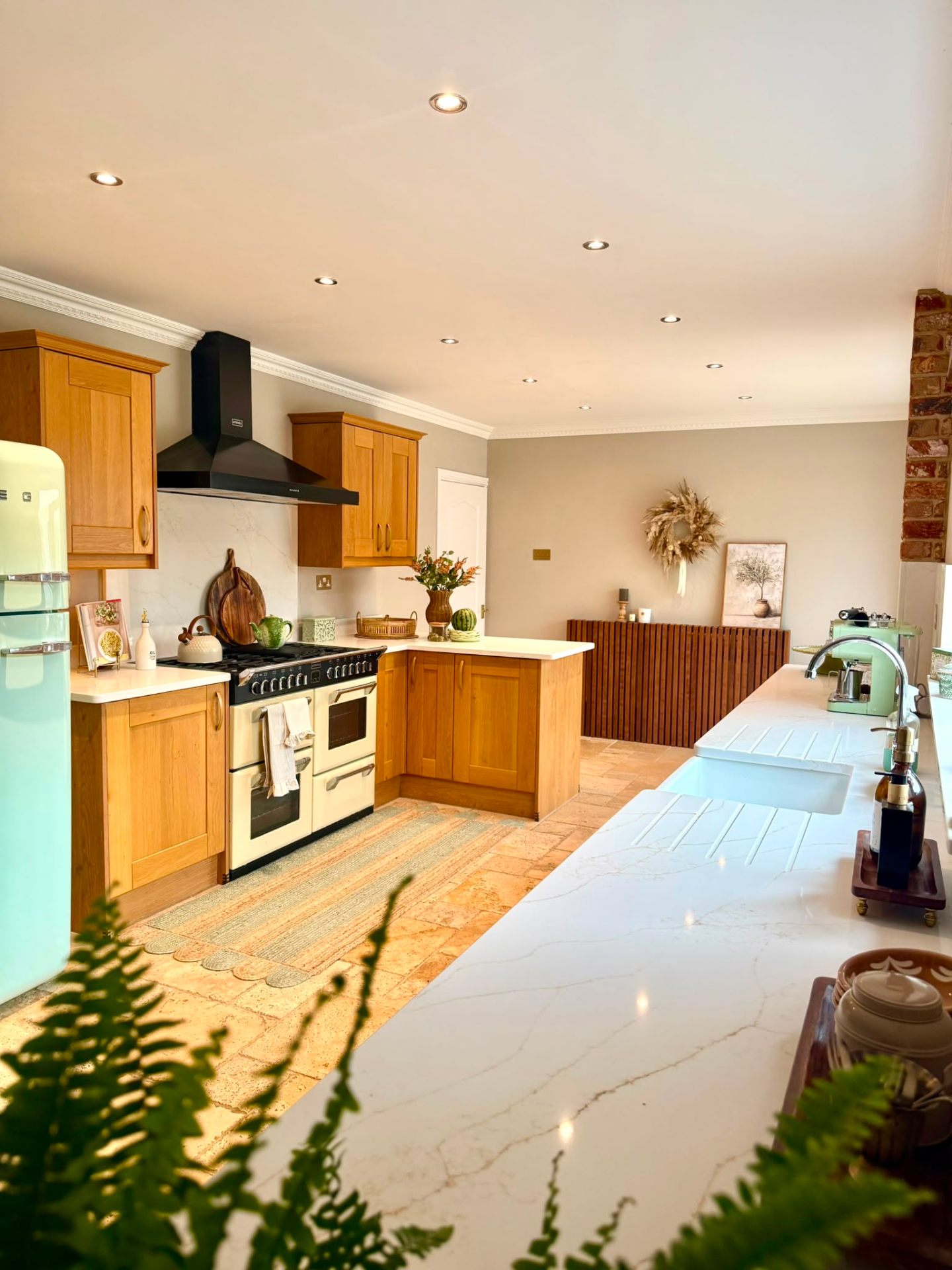 Modena Gold Quartz kitchen in Port Talbot