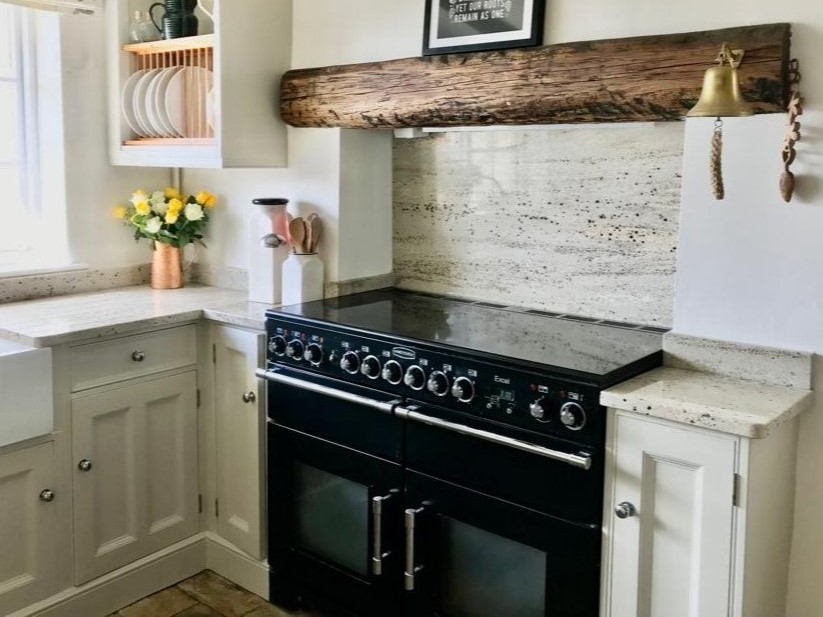 After — Calacatta quartz · Penylan kitchen