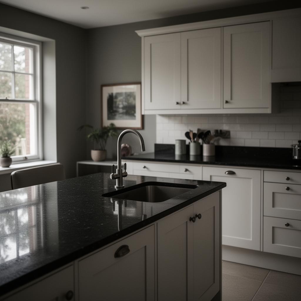 Black Granite installation — Whitchurch, Cardiff