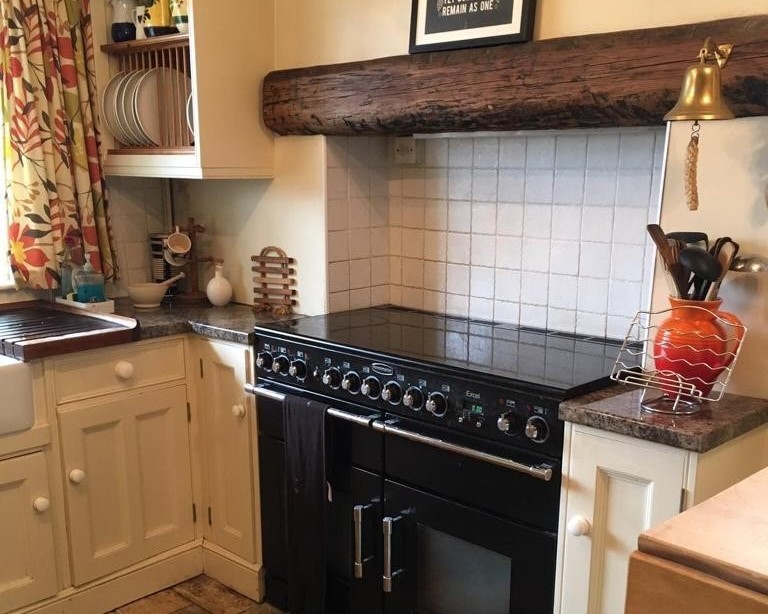 Before — Calacatta quartz · Penylan kitchen