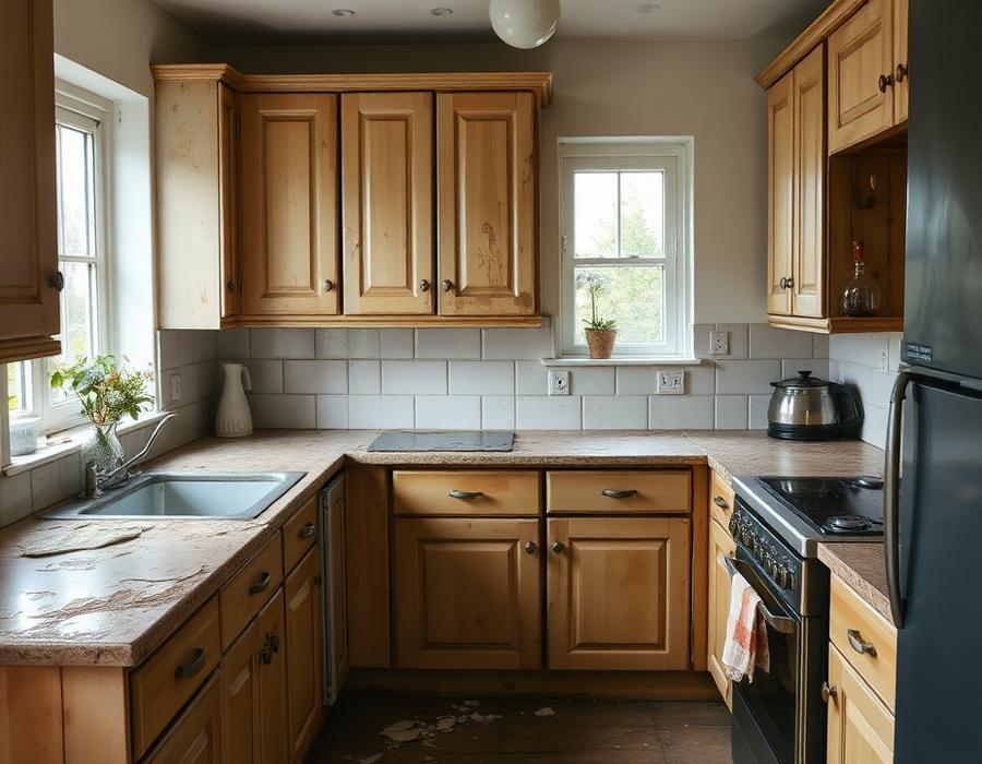 Before — Black Granite in Bathwick, Bath
